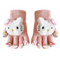 Full Finger Gloves Elsa Winter Knit Warm Mittens Soft Lined Fleece Thermal Outdoor Stretchy Gloves for Kids boys girls