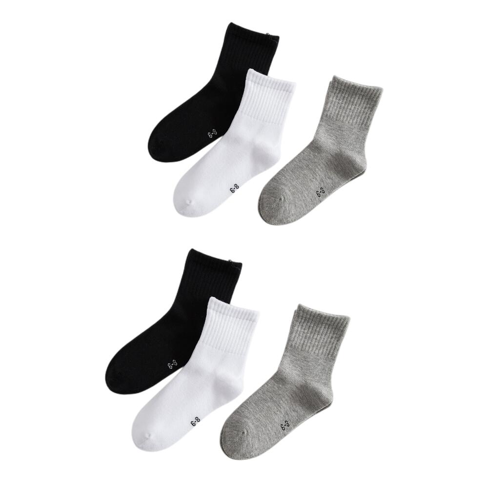 6 Pairs School Uniform Boys Girls Childrens Kids rich cotton plain sports ankle Socks Infant