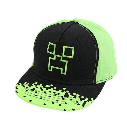 Kids Cotton Baseball Cap Hat for Boys, Boys Caps Perfect for Outdoor Sunny Days Sun Hat 3+ Years(Minecraft 02)