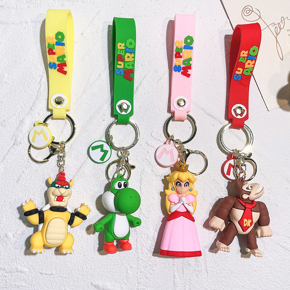 2PCS Buzz Keyring Keychain School bag Ornament Key Ring Decoration Cute Gifts for Women Girls Boys Pendant Chain Jewelry Gift For Kids