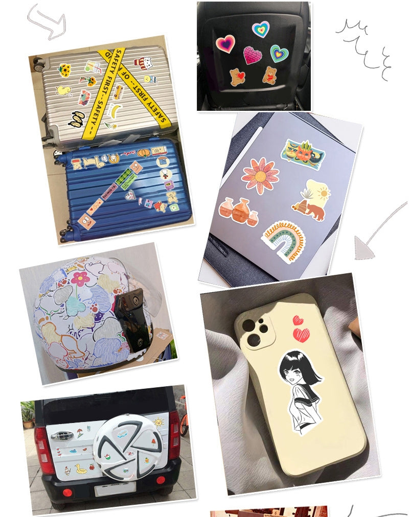 50pcs Princess Aven Superheros Toy Kids Stickers Luggage Laptop Skateboard Waterproof Party Bag Fillers Waterbottle Decal Graffiti Patches