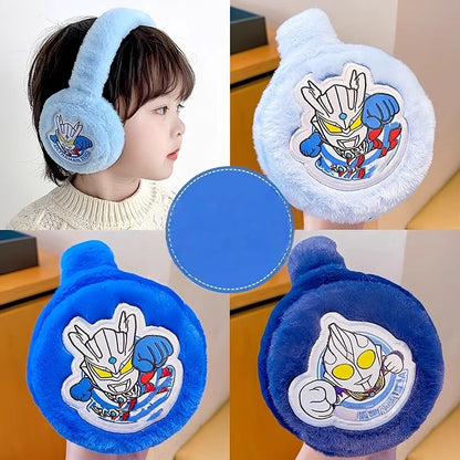 Kids Boy Girl Earmuffs Winter Fleece Thermal Outdoor Warm Plush Ear Warmer