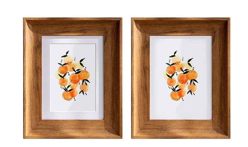 Photo Frame Beech Wood Picture Frames for Desk Wall Oak Walnut Frames Decor Family Friends Gifts 4x6 8x6 7x5 Portrait & Landscape (Wood 8x6（15.2 * 20.3）)