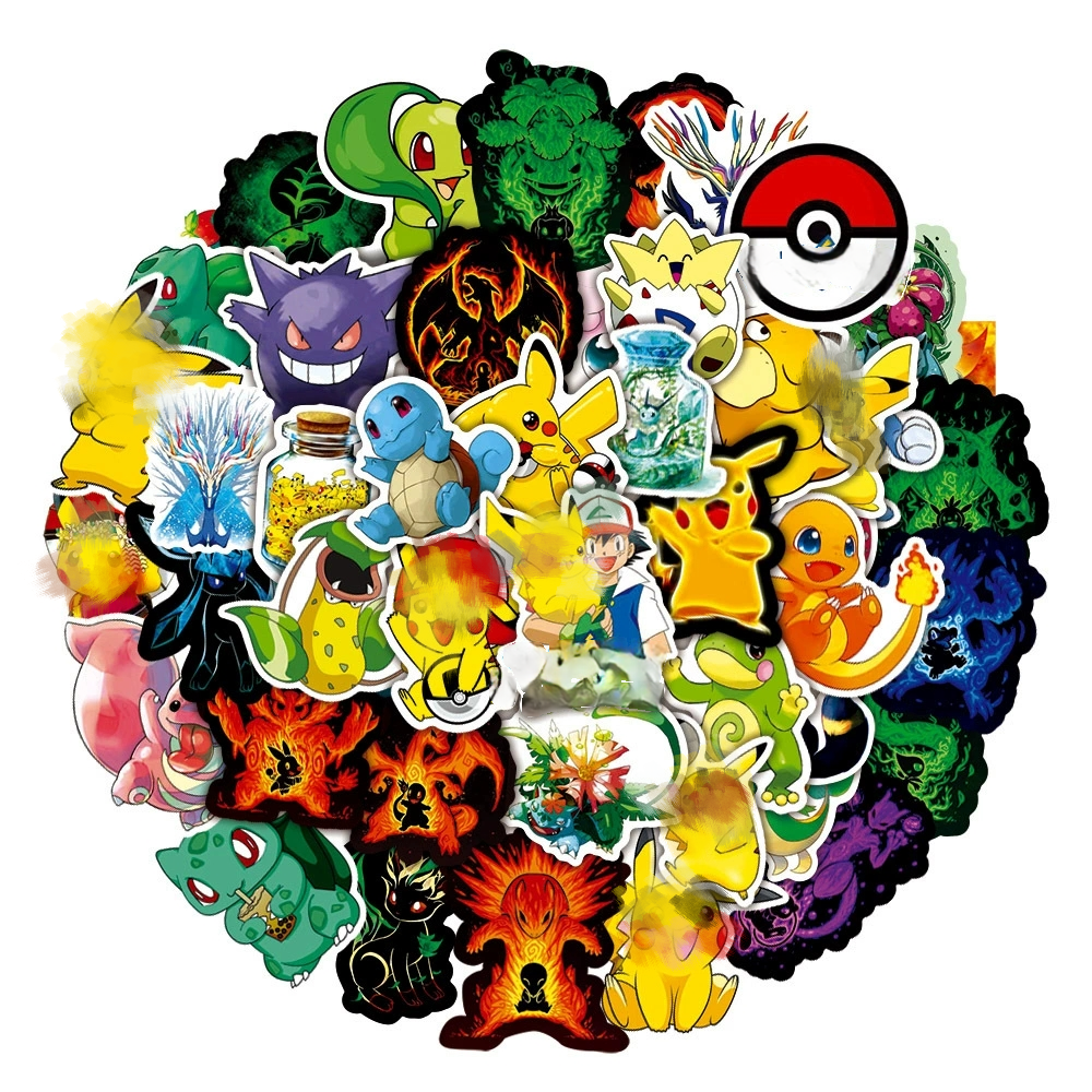 50pcs Princess Aven Superheros Toy Kids Stickers Luggage Laptop Skateboard Waterproof Party Bag Fillers Waterbottle Decal Graffiti Patches