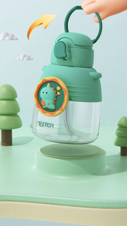 Buzz Frozen Spiderman Water Bottle Reusable Kids 700ml PP with Two Lids Leak Proof with straw Lid BPA Free Drinking bottle(Buzz)