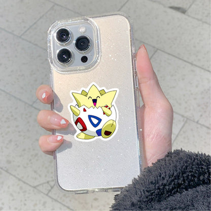 50pcs Princess Aven Superheros Toy Kids Stickers Luggage Laptop Skateboard Waterproof Party Bag Fillers Waterbottle Decal Graffiti Patches(Pikachu)