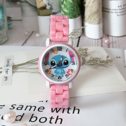Analogue Quartz Watch with Stainless Steel Strap Bracelet Cats Girls Toddler Watches Gifts for Kids Birthday Gifts Gift Box
