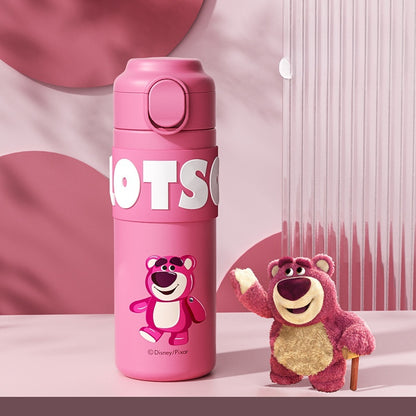 400ml Kids Elsa Water Bottles for Girls, Stainless Steel Water Bottle for School, Vacuum Insulated, BPA-Free, Leak-proof, Double-Walled, Metal Drink Bottle Hot Cold (Mickey Mouse)