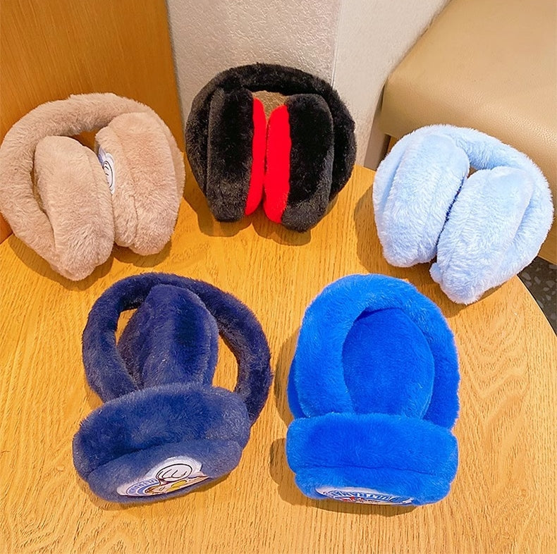 Kids Boy Girl Earmuffs Winter Fleece Thermal Outdoor Warm Plush Ear Warmer