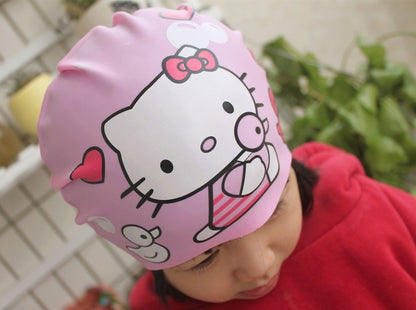 Kids Swimming Goggles Safe Soft Silicone Cap Hat Anti-Fog Waterproof No Leaking Crystal Clear Swim Goggles for Kids Children Boys Girls and Teens Age 3-15