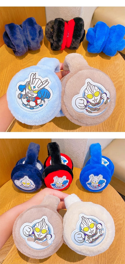 Kids Boy Girl Earmuffs Winter Fleece Thermal Outdoor Warm Plush Ear Warmer