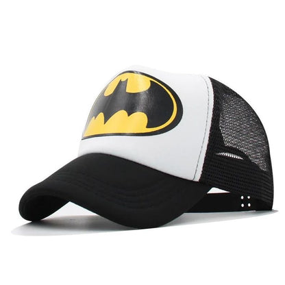 Kids Cotton Baseball Cap Hat for Boys, Boys Caps Perfect for Outdoor Sunny Days Sun Hat 3+ Years(Batman)