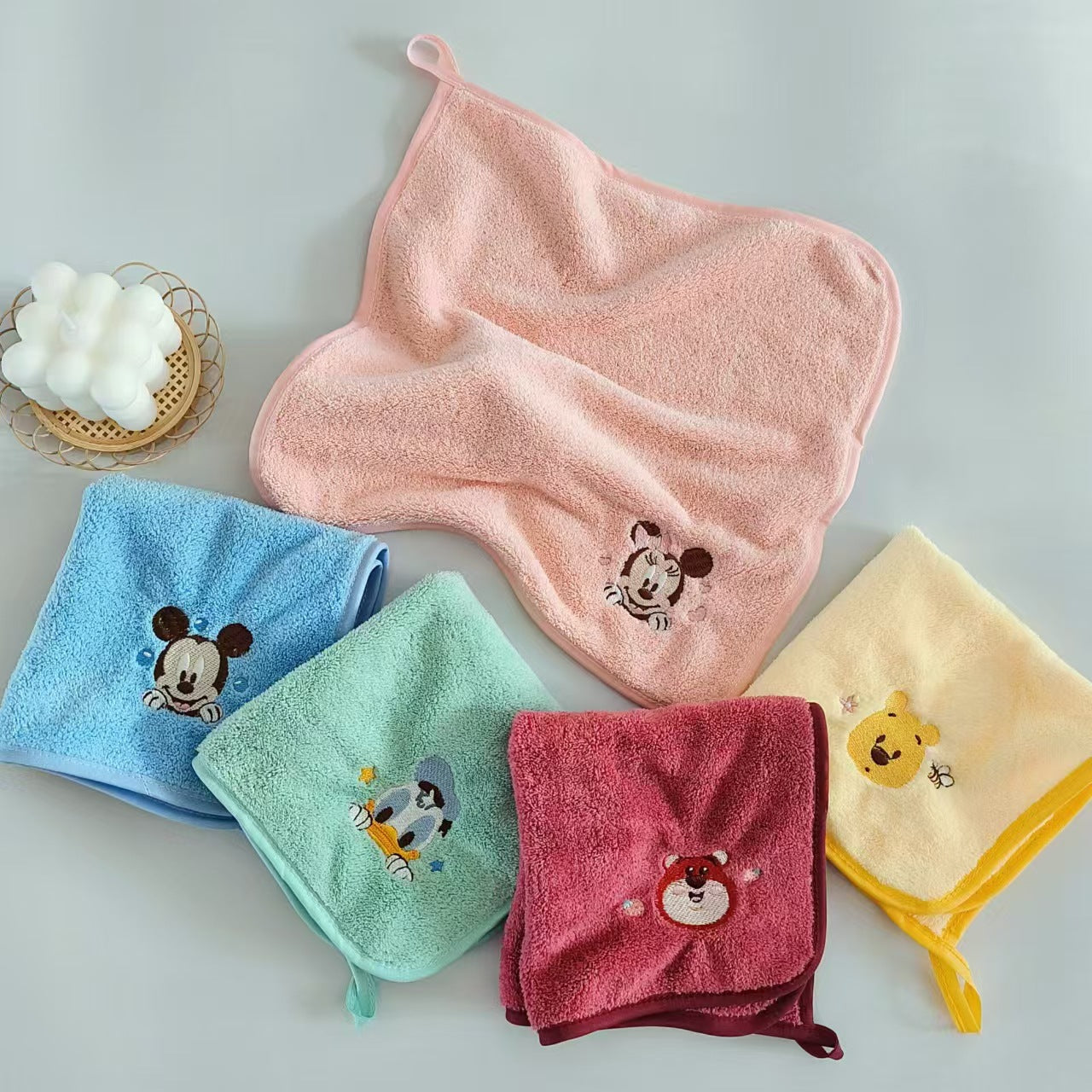 5 Pack Baby Face Cloth Super Soft Microfibre Baby Face Washing Child Face Cleaner Bath Feeding Shower Towel Flannel Wipe For Babies Toddlers Essentials Assorted