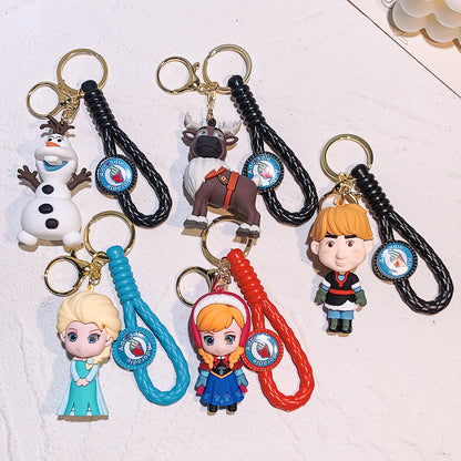 2PCS Buzz Keyring Keychain School bag Ornament Key Ring Decoration Cute Gifts for Women Girls Boys Pendant Chain Jewelry Gift For Kids