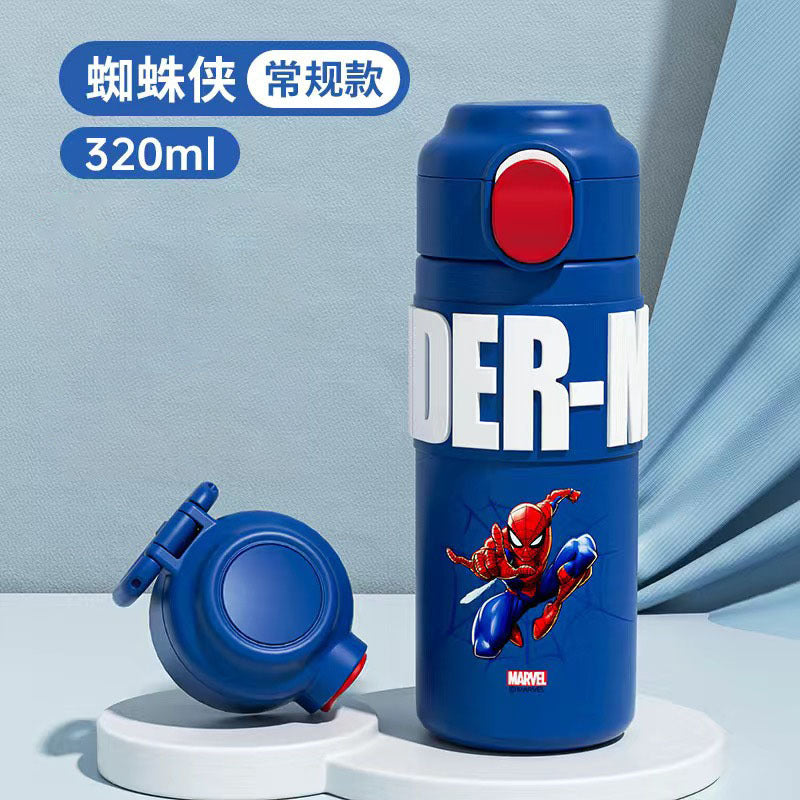 Kids Water Bottles for Girls, Stainless Steel Water Bottle for School, Vacuum Insulated, BPA-Free, Leak-Proof, Double-Walled, Metal Drink Bottle Hot Cold