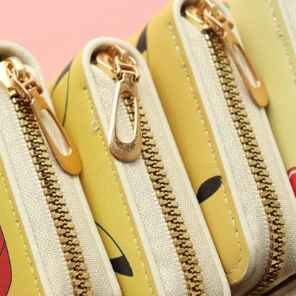 Stitch Kids GIrls Women Wallet Cute Trifold Wallet with Coin Purse Card Slots with zip pockets Gifts PU leather