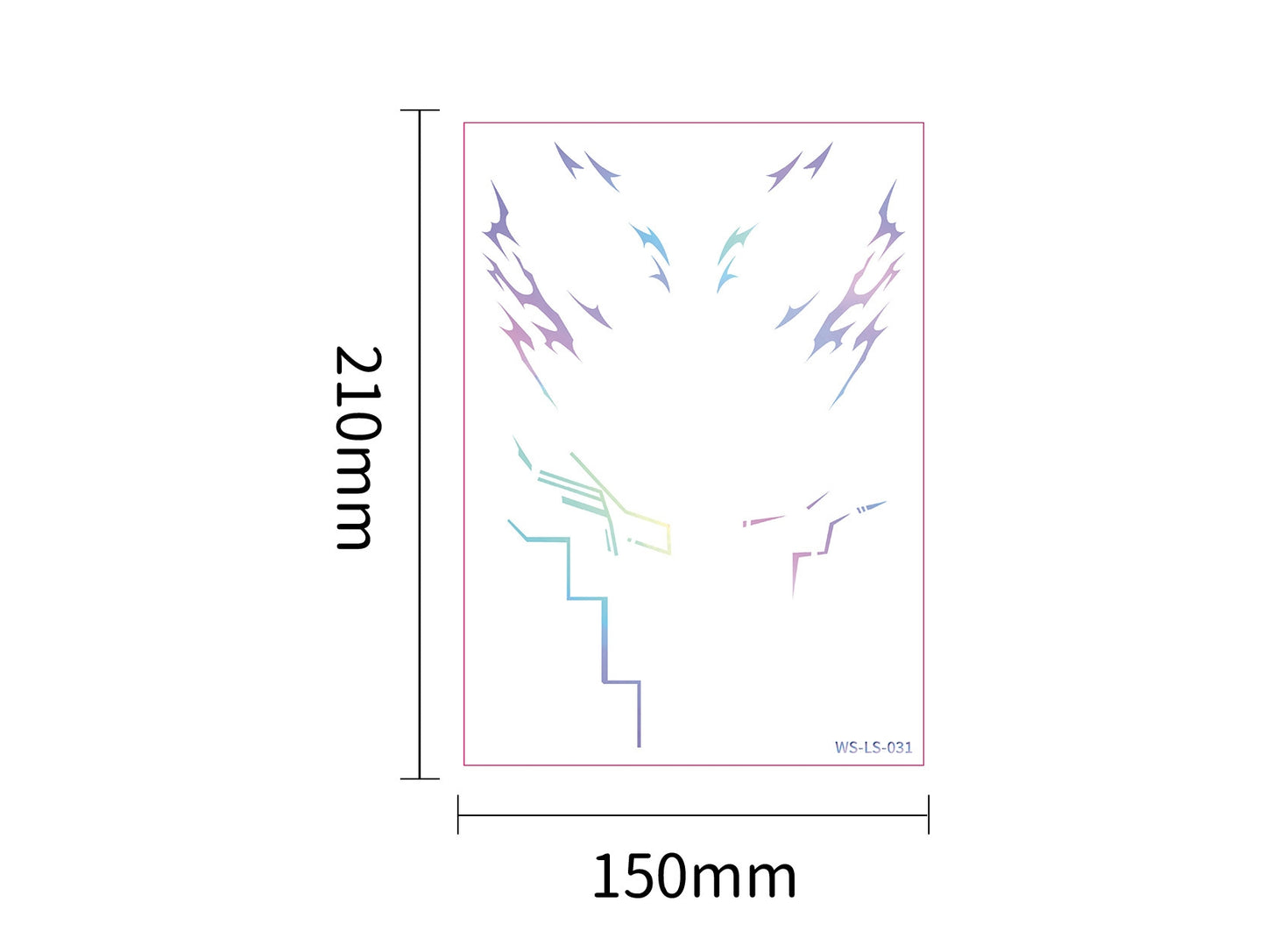 Temporary Tattoos for Kids, Kpop Cosplay Accessories, Kids Laser Tattoos for Girls Boys Face Body Christmas Costumes Cosplay Accessories Fake Hunters Tattoos (Face 4pcs) Brand: ISABELLA MOON