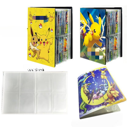 Card Binder for trading cards, 4-Pocket Collection Card Holder, Card Album Case Folder book, 30 Pages 240 Cards Capacity Collectible Card Case Folder Album（Colour 2）