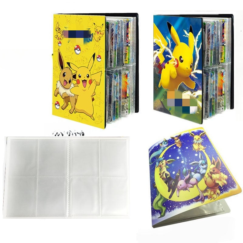 Card Binder for trading cards, 4-Pocket Collection Card Holder, Card Album Case Folder book, 30 Pages 240 Cards Capacity Collectible Card Case Folder Album（Colour 1）