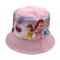 Kids Bucket Princess Sun Hat 4-12 Years Girls Boys Sports Outdoor Anti UV Lightweight Summer Beach Cool Wide Brim Protection （Princess）