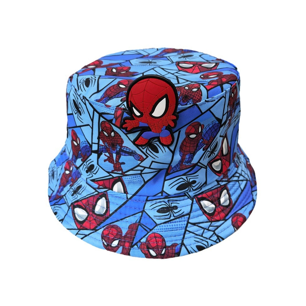 Kids Bucket Princess Sun Hat 4-12 Years Girls Boys Sports Outdoor Anti UV Lightweight Summer Beach Cool Wide Brim Protection（Mario）