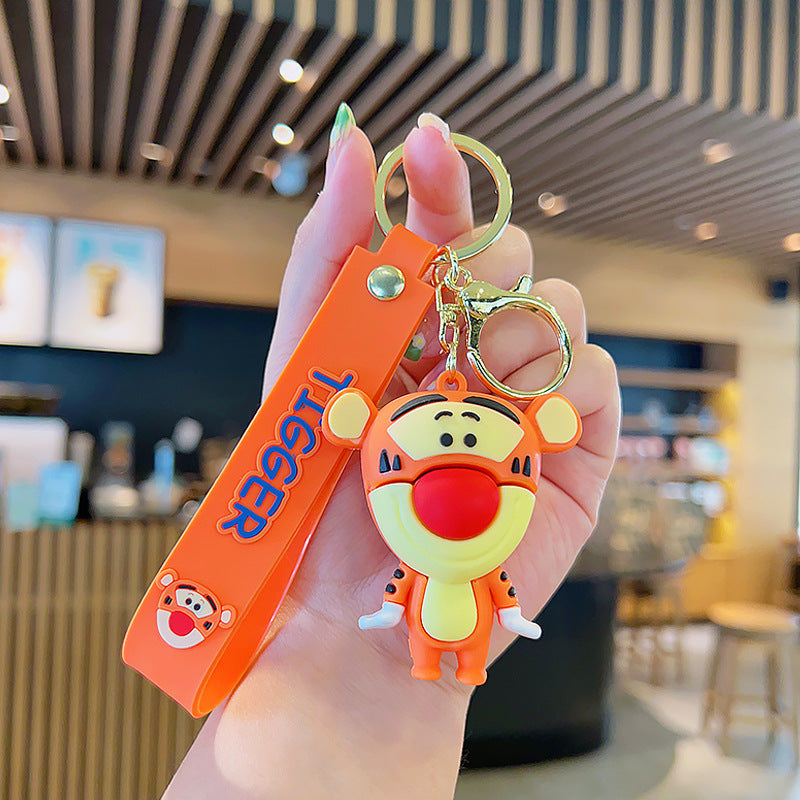 2PCS Buzz Keyring Keychain  School bag Ornament Key Ring Decoration Cute Gifts for Women Girls Boys Pendant Key Chain Jewelry Gift For Kids (C)