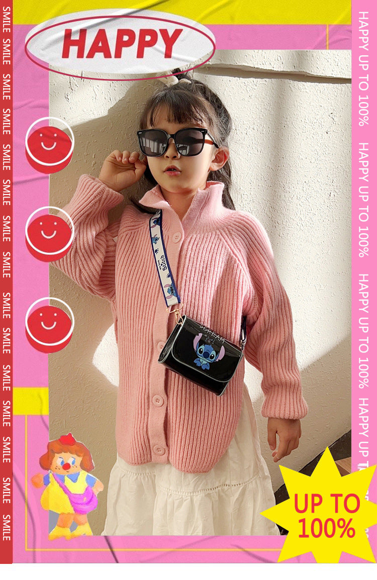 Stitch Small Crossbody Bags for Teens Girls Cute Lovely Kids Handbags Shoulder Bags Purse Gifts for Little Girls（Stitch）