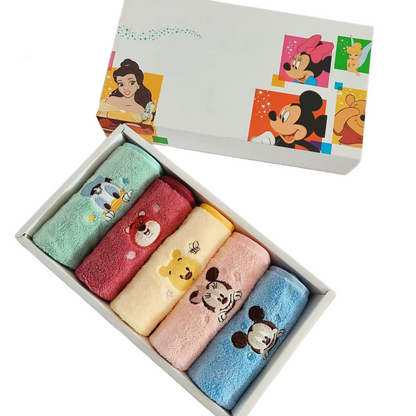 5 Pack Baby Face Cloth Super Soft Microfibre Baby Face Washing Child Face Cleaner Bath Feeding Shower Towel Flannel Wipe For Babies Toddlers Essentials Assorted