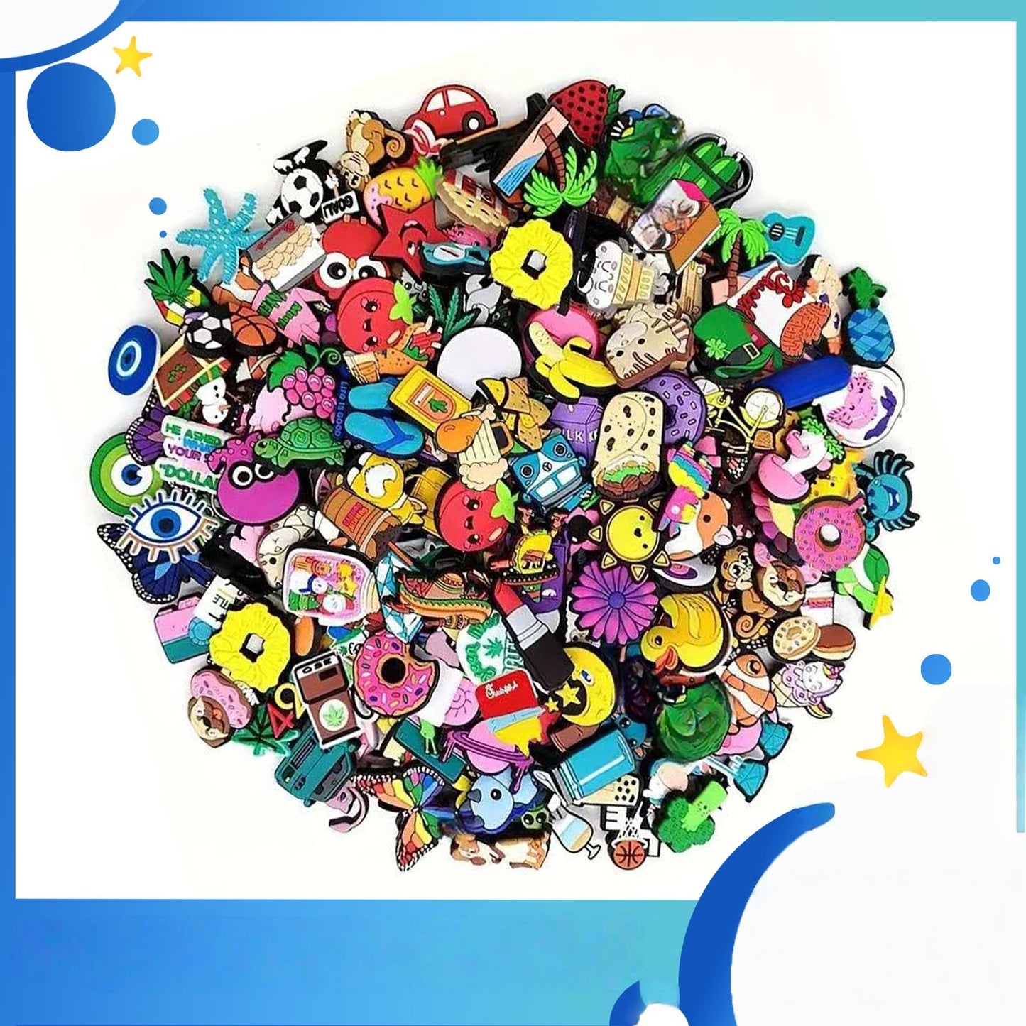 Shoe Charms, 30 Pcs Decoration for Clog Charms and Wristband PVC Decorations Miner Shoe Buckles, Cartoon Anime Game Accessories Cute Clog Pins for Boys Girls Mens Women（Minecraft）