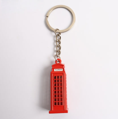 Keyring Keychain School bag Ornament Key Ring Decoration Cute Gifts for Women Girls Boys Pendant Key Chain Jewelry Gift For Kids (london 3pcs)