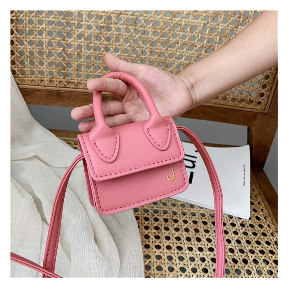 Shoulder Bag Girls Kids Children Handbags Portable Mini Coin Purse Messenger Crossbody Bag PU Mini Flip Bag Makeup Accessories Bags Gift Travel Holiday little small 9 * 4 * 13