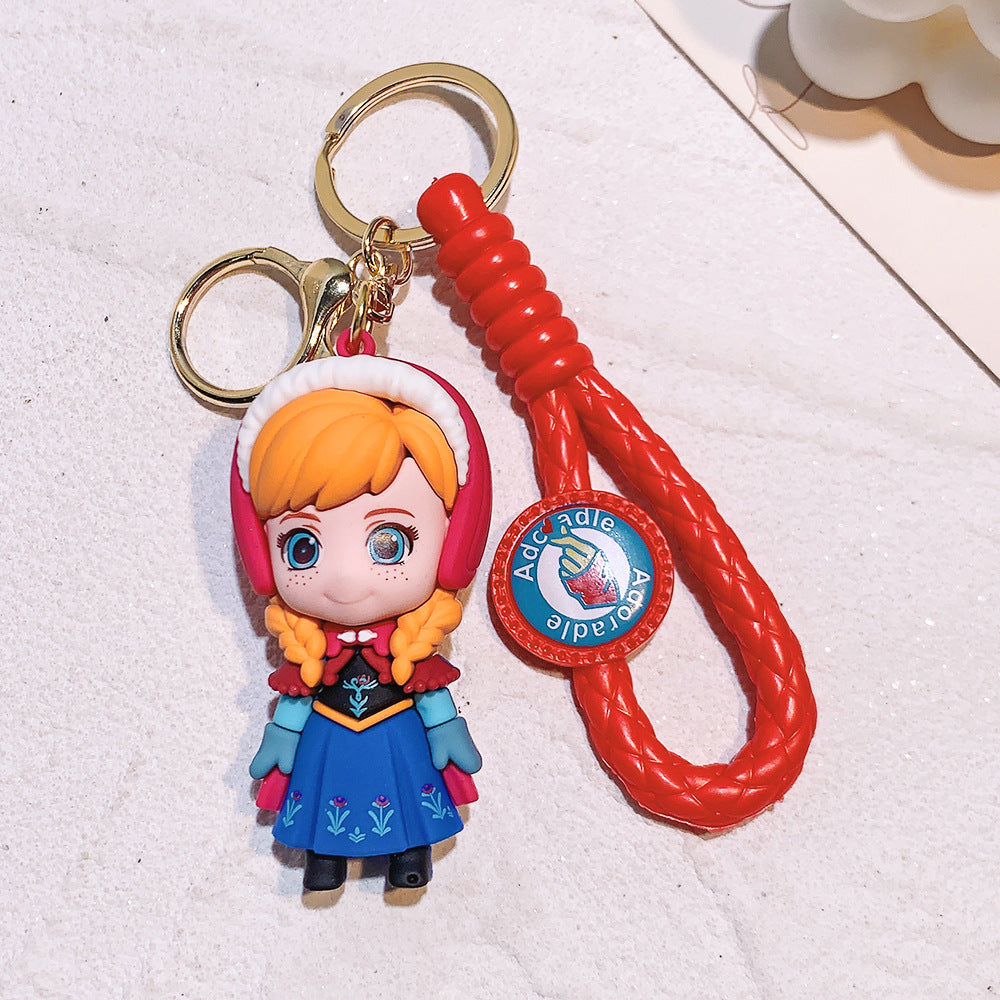 2PCS Buzz Keyring Keychain School bag Ornament Key Ring Decoration Cute Gifts for Women Girls Boys Pendant Chain Jewelry Gift For Kids