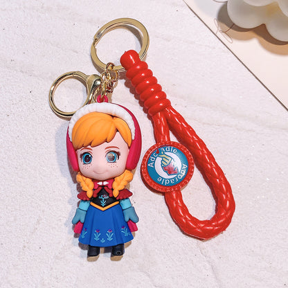 2PCS Buzz Keyring Keychain School bag Ornament Key Ring Decoration Cute Gifts for Women Girls Boys Pendant Chain Jewelry Gift For Kids