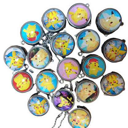 Nurse Watch Princess Spiderman Mermaid Elsa Kids Girls Boys Pocket Watch, Quartz with Chain, Vintage Roman Numerals Stylish Pocket Watch for Birthday Gift