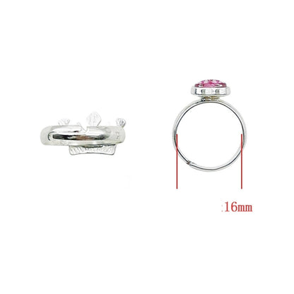 5pcs Adjustable Girls Rings Set Toys, Unicorn Finger Rings Princess Mermaid Rainbow Dress up for Children Kids Little Girls