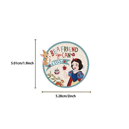 50pcs Princess Aven Superheros Toy Kids Stickers Luggage Laptop Skateboard Waterproof Party Bag Fillers Waterbottle Decal Graffiti Patches(Princess)