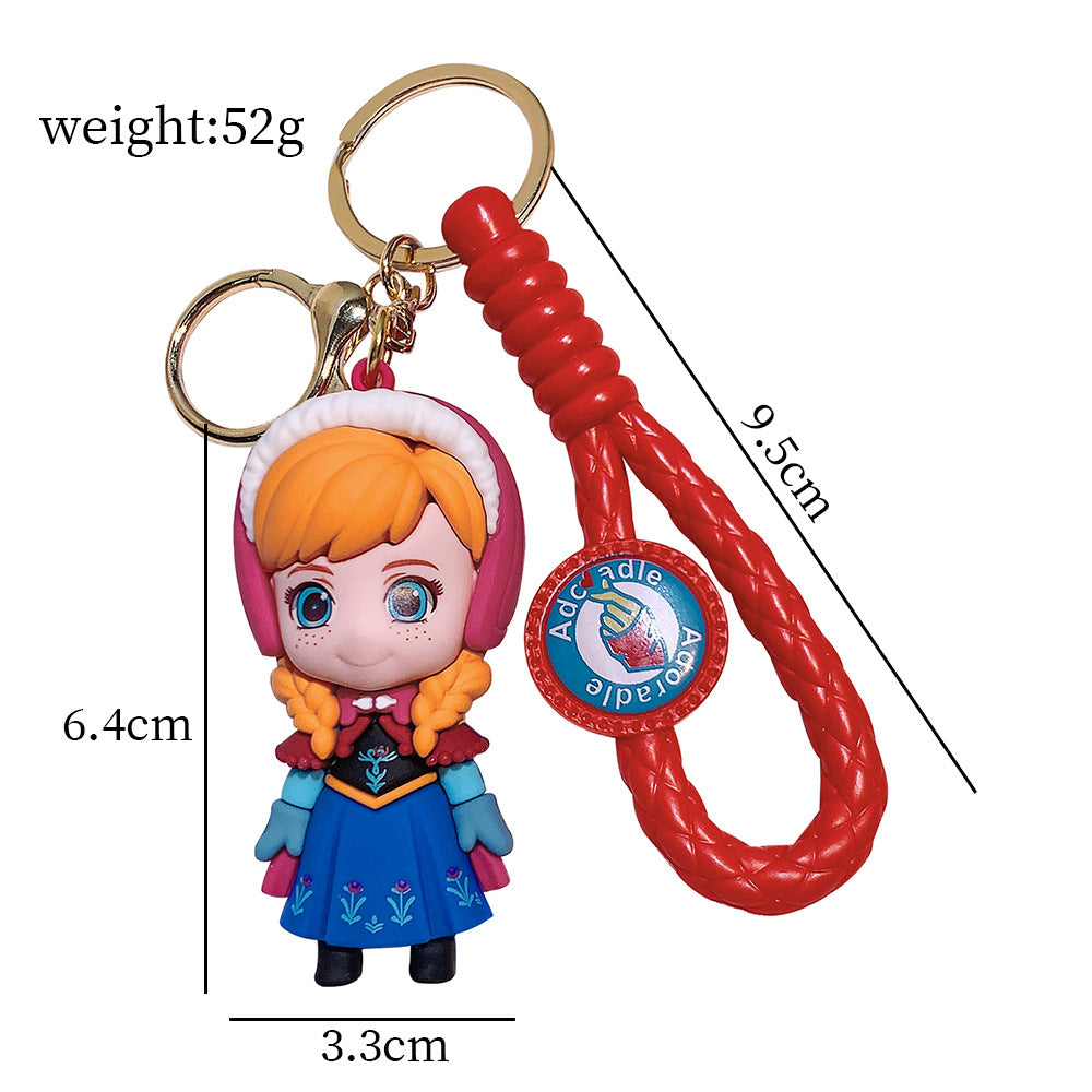 2PCS Buzz Keyring Keychain School bag Ornament Key Ring Decoration Cute Gifts for Women Girls Boys Pendant Chain Jewelry Gift For Kids