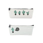 2PCS Pencil Pen Case,Office College School Pouch Holder Supplies Gifts Stationery Cosmetic Bag