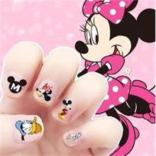 5 Sheets Toddlers Princess Elsa Minnie Kids Girls Nail Stickers Earring Stickers Art Decal Party Bag Fillers Decor for Kids Girls Birthday Gift