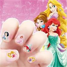 5 Sheets Toddlers Princess Elsa Minnie Kids Girls Nail Stickers Earring Stickers Art Decal Party Bag Fillers Decor for Kids Girls Birthday Gift