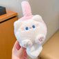 Kids Boy Girl Earmuffs Winter Fleece Thermal Outdoor Warm Plush Ear Warmer (3D White Cat)