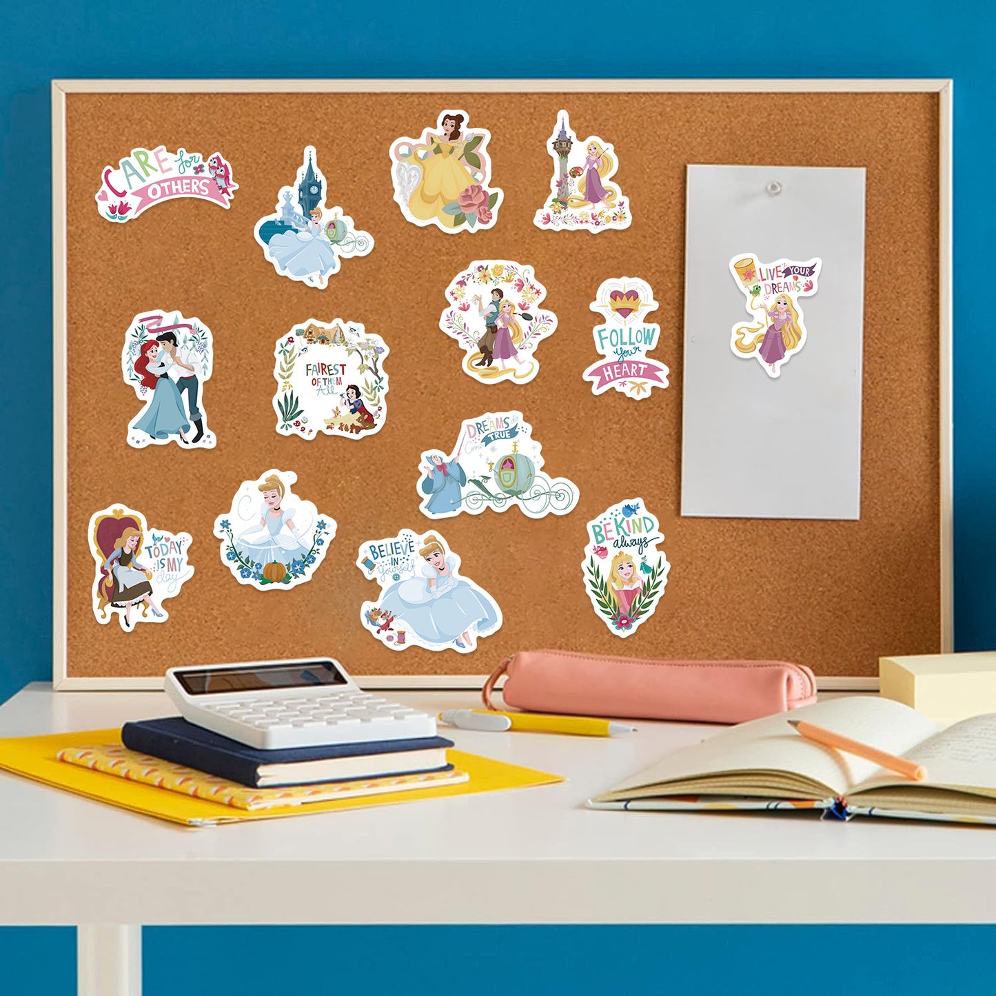 50pcs Princess Aven Superheros Toy Kids Stickers Luggage Laptop Skateboard Waterproof Party Bag Fillers Waterbottle Decal Graffiti Patches