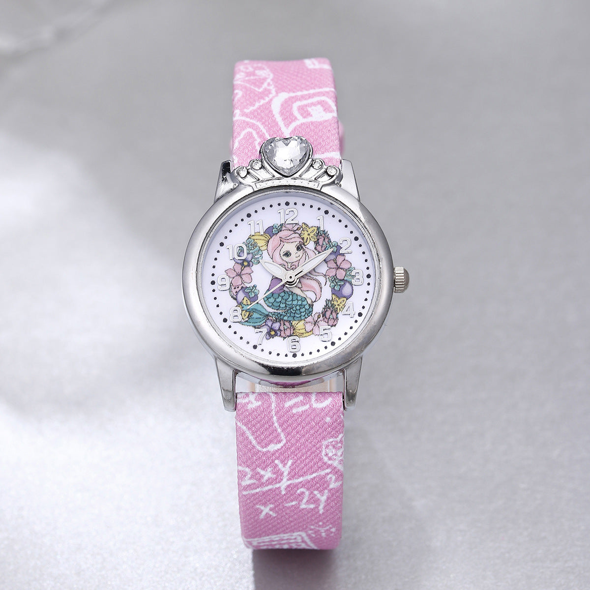 Analogue Quartz Watch with Stainless Steel Strap Bracelet Cats Girls Toddler Watches Gifts for Kids Birthday Gifts Gift Box
