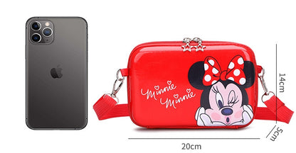 Kids Purse Girls Silicone Mini Children's Coin Purse Cute Cartoon Shoulder Bag Crossbody Bag Accessories Bags Adjustable Strap for Kids Gift Travel Holiday (Minnie)