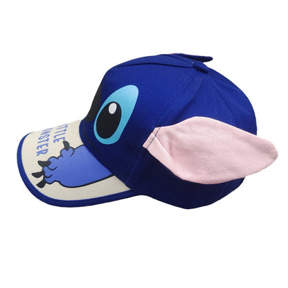 Kids Cotton Baseball Cap Hat for Boys, Boys Caps Perfect for Outdoor Sunny Days Sun Hat 3+ Years(Stitch)