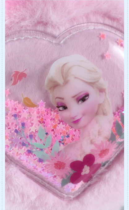 Kids Boy Girl Earmuffs Winter Fleece Thermal Outdoor Warm Plush Ear Warmer(Pink Elsa)