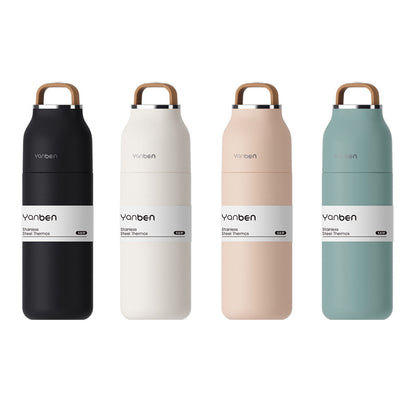 Kids Water Bottles for Girls, Stainless Steel Water Bottle for School, Vacuum Insulated, BPA-Free, Leak-Proof, Double-Walled, Metal Drink Bottle Hot Cold