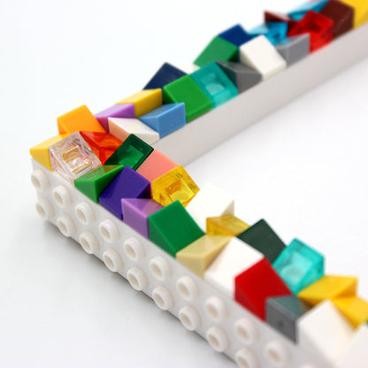 Photo Frame Christmas Tree DIY Colourful Bricks Picture Frames for Desk Decor Family Friends Kids Gifts 7x5 Portrait & Landscape Creative Crafts Gift Set Boys Girls (Mosaic 7X5(12.7*17.8))