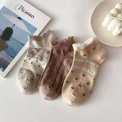 10 Pairs Ladies Ankle Socks low cut Trainer Socks Cotton Multipack heart animal Breathable Lightweight Sport Socks Casual Wear Gifts for Women