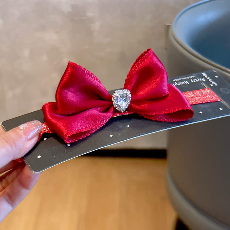 2PCS Newborn Infant Toddler Baby Girls Lace Pearl Flower Ribbon Headband Soft Elastic Bow Knot Hair Band Hairband